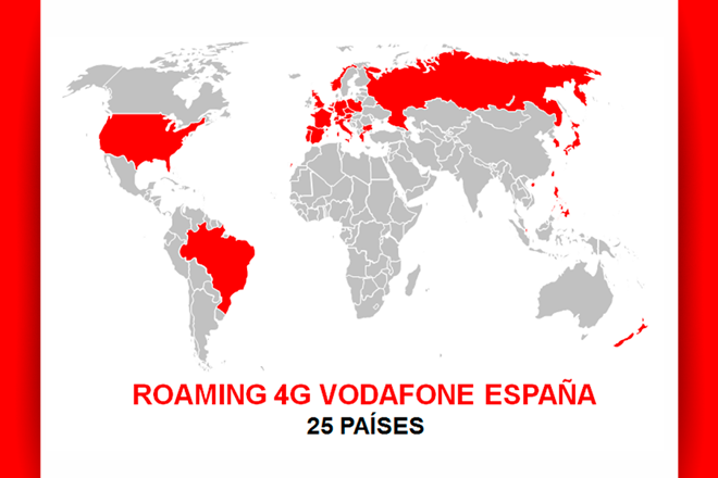 roaming-vodafone-espana-25-paises-4g - GizTab