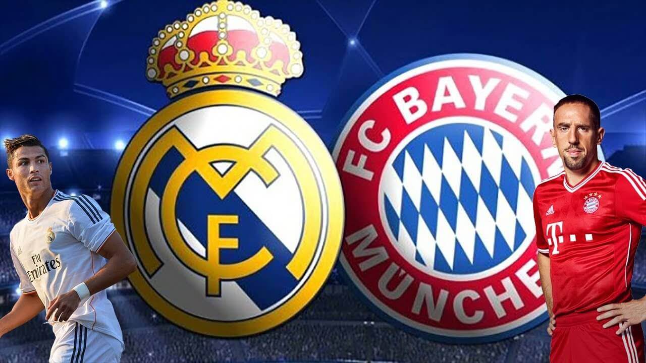  Cristiano Ronaldo and Xabi Alonso face off in the 2014 Champions League semi-final between Real Madrid and Bayern Munich.