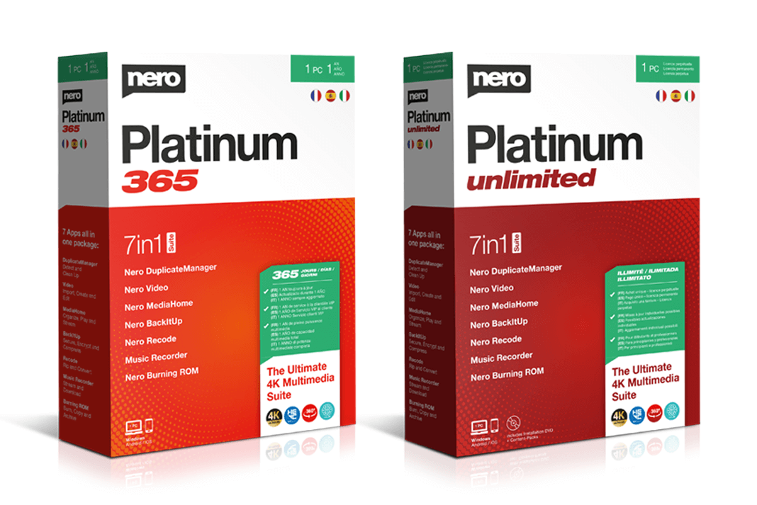 El nuevo Nero Platinum, ¡ahora en dos potentes versiones! GizTab